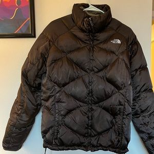 Brown Northface 550 puffer